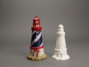 A scanned and replicated lighthouse Courtesy: Makerbot