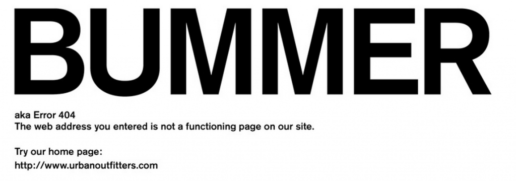 Urban Outfitters Branded 404