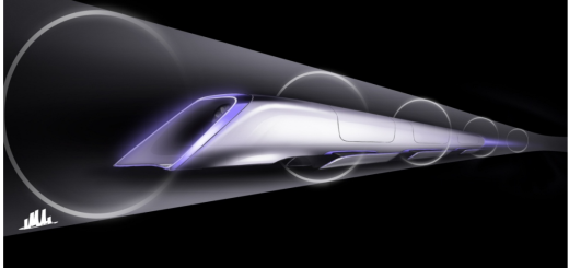 hyperloop capsule rendering not a train