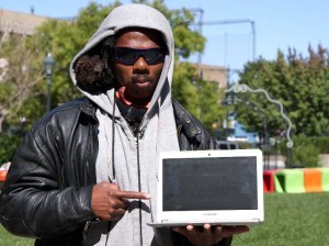 Leo Grand homeless hacker coder inspiring story with his chromebook by samsung