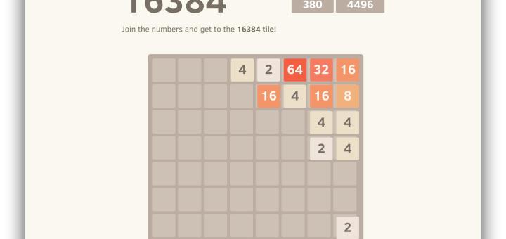 open-source version of 2048 and 1024 is 16384