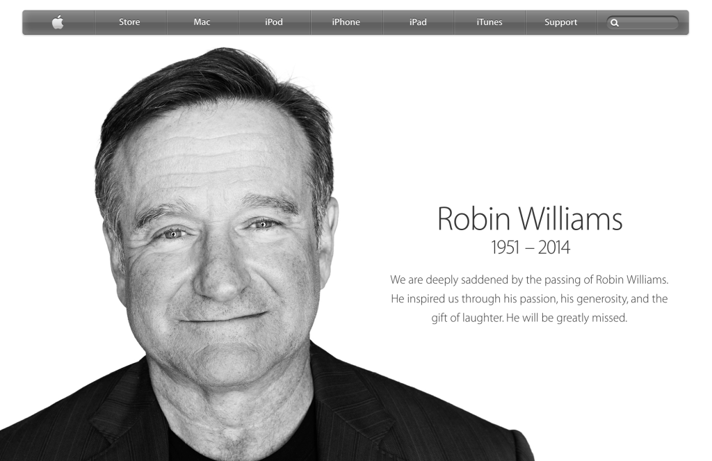 Q&A: Why did Apple honour Robin Williams on their site?