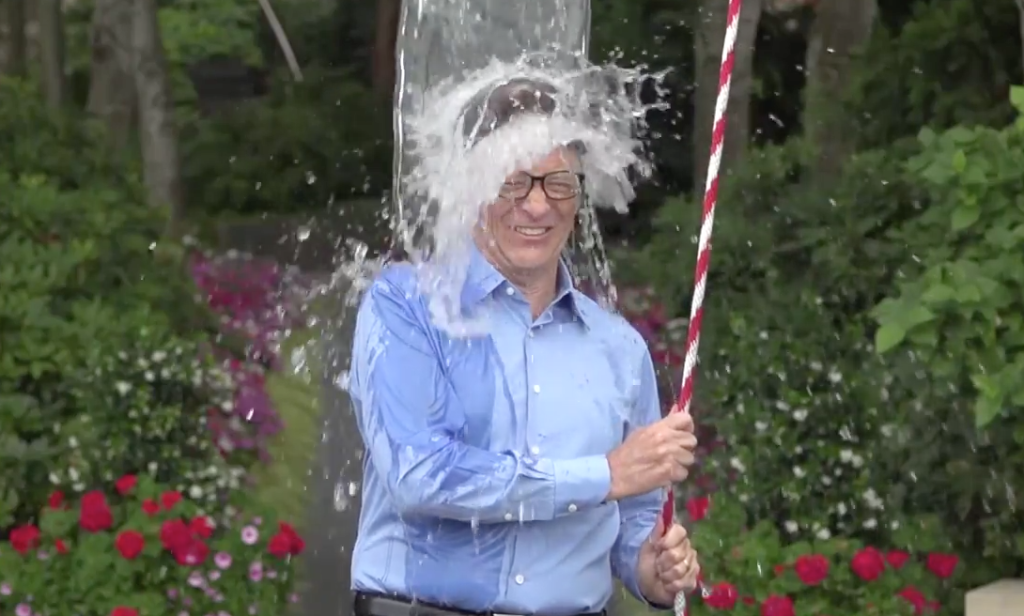 The custom rig bill gates built for the ice bucket challenge
