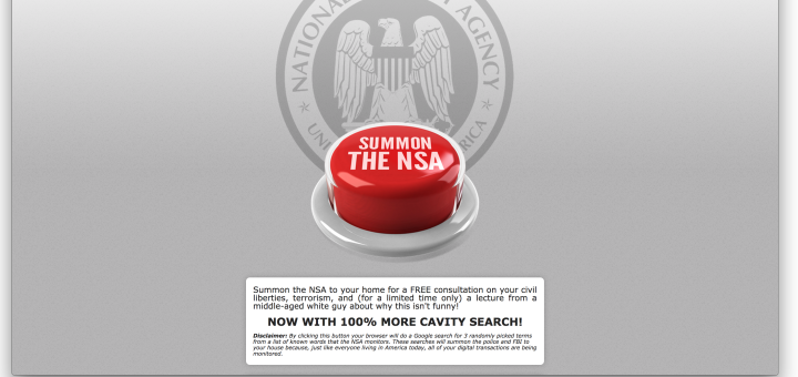 Meet The NSA button